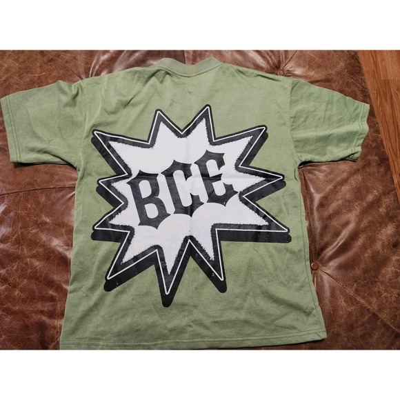 BCE Bassend  Short Sleeve Green T Shirt Fashion Music and Art Pieces - Picture 2 of 3